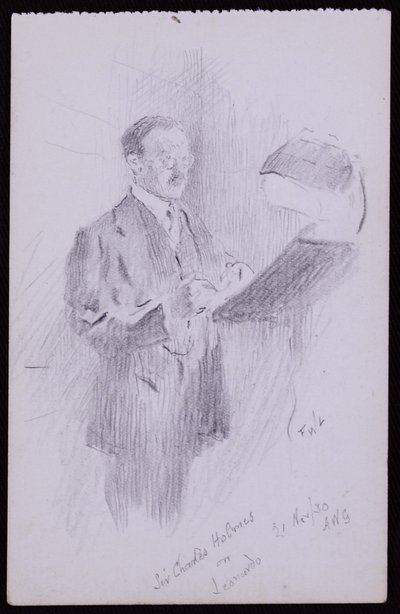Retrato de Sir Charles Holmes de Francis Wilfred Lawson