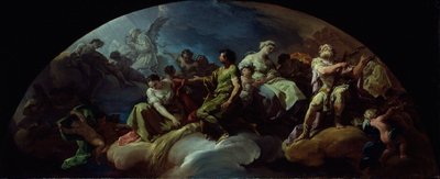 Números do Antigo Testamento no Paraíso de Francisco Bayeu y Subias
