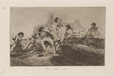 Eles ainda podem ser úteis, Placa 24 de Os Desastres da Guerra de Francisco de Goya