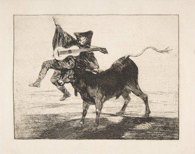 Entretenimento bárbaro Dibersão de Barbara, 1800-1804. de Francisco de Goya