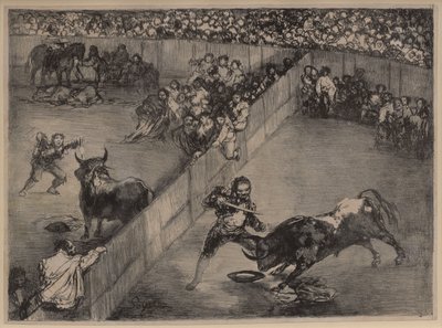 Tourada num Anel Dividido de Francisco de Goya