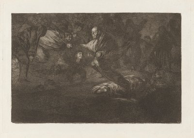 Dios los cria y ellos se juntan (Deus os cria e eles se unem), da série Los disparates (Los proverbios) de Francisco de Goya