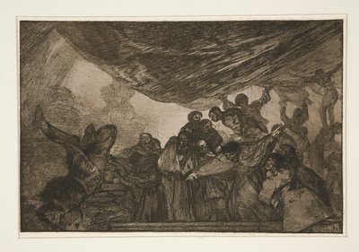 Disparate claro (Clear Folly), pl. 15 da série Los provérbios de Francisco de Goya