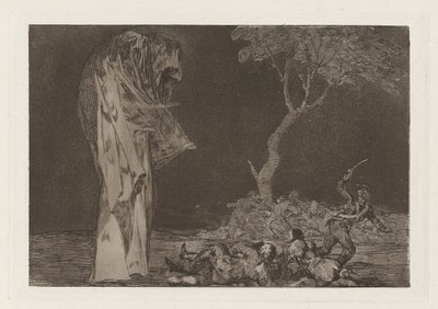 Absurdo do medo (Folly of Fear), também conhecido como Do Not Lose Honor Through Fear, da série Los disparates (Los proverbios) de Francisco de Goya