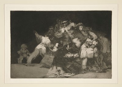 Disparate geral (General Folly), pl. 9 da série Los provérbios de Francisco de Goya