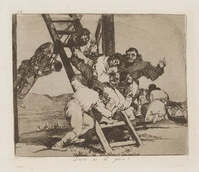 É um passe difícil (É de Francisco de Goya
