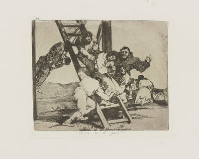 Difícil é o passo! (Item de Francisco de Goya