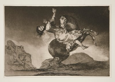 El caballo raptor (The Horse Abductor), pl. 10 da série Los proverbios de Francisco de Goya