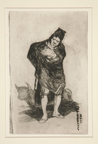 El embozado (O Homem Camuflado) de Francisco de Goya