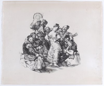 El vito A dança andaluza, ca. 1825-1826., c. 1825-1826. de Francisco de Goya