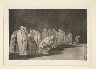 Os Sacos (Homens em Sacos), pl. 8 da série Os Provérbios de Francisco de Goya