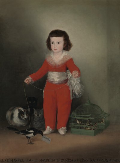 Manuel Osorio Manrique de Zuñiga 1784-1792, 1787-88. de Francisco de Goya