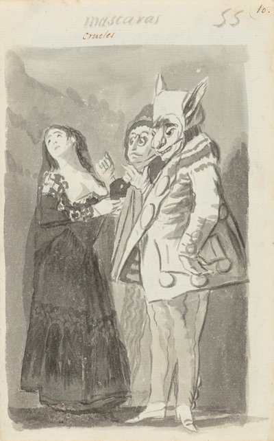 Mascaras crueles (Cruel Masks) [reto] de Francisco de Goya