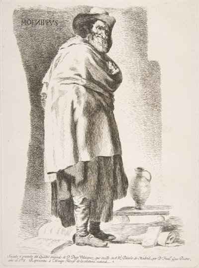 Moenippus Menipo Philosopher, 1778. de Francisco de Goya