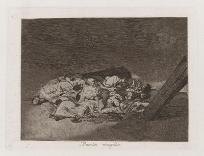 Colheita dos Mortos, Placa 63 de Os Desastres da Guerra de Francisco de Goya
