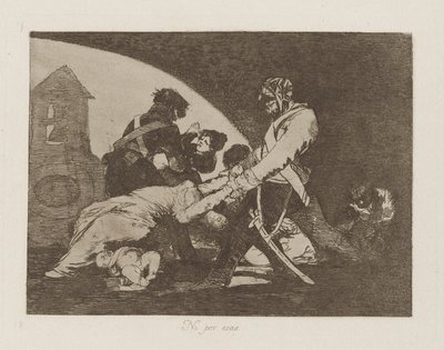 Nem Estes, pl. 11 da série Os Desastres da Guerra de Francisco de Goya