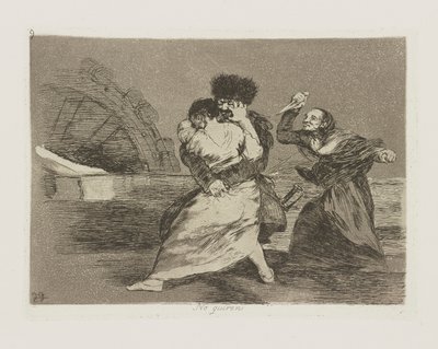 Sem quieren. (Eles Dão de Francisco de Goya