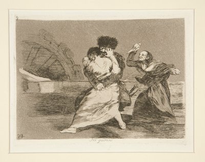No quieren [sic] (Eles não de Francisco de Goya