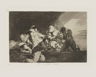 Não se pode olhar para ele (One Can de Francisco de Goya