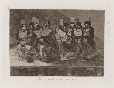 Não sei por que [sic] (Pode-se de Francisco de Goya