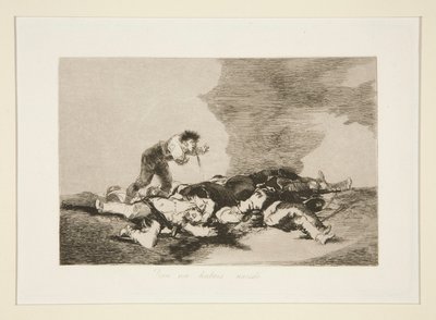 Para isso você nasceu (This Is What You Were Born For), pl. 12 de Os Desastres da Guerra de Francisco de Goya