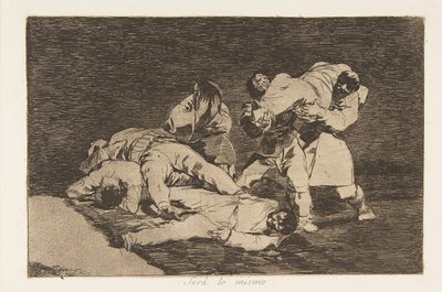 Ilustração 21 dos Desastres de Guerra Los Desastres de la Guerra: It w ..., 1810 publicado 1863. de Francisco de Goya