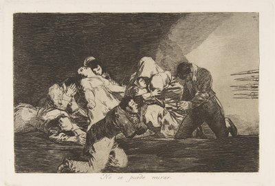 Ilustração 26 dos Desastres de Guerra Los Desastres de la Guerra: One ..., 1810-20, publicada em 1863. de Francisco de Goya