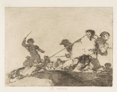 Placa 29 de Os Desastres da Guerra Los Desastres de la Guerra :: He ..., 1810, publicada em 1863. de Francisco de Goya