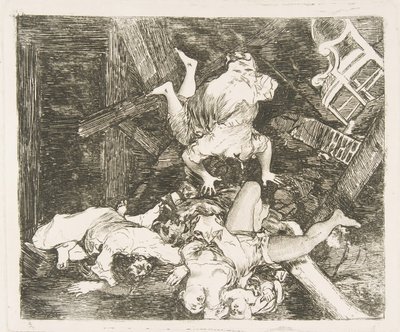 Ilustração 30 dos Desastres da Guerra Los Desastres da Guerra: Devastações da Guerra. Estr., 1810. de Francisco de Goya