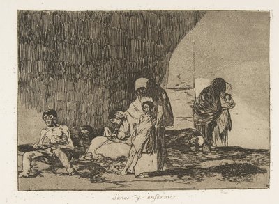 Placa 57 de Desastres de guerra Los Desastres de la Guerra: Th ..., 1811-12 publicada em 1863. de Francisco de Goya