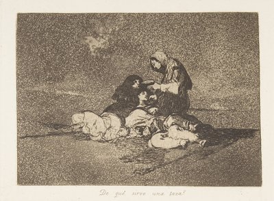 Placa 59 de Os Desastres da Guerra Los Desastres de la Guerra: Wh ..., 1811-12 publicada em 1863. de Francisco de Goya