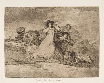 A Placa 65 de Os Desastres de Guerra Los Desastres de la Guerra ..., depois de 1814-15, publicou 1863. de Francisco de Goya