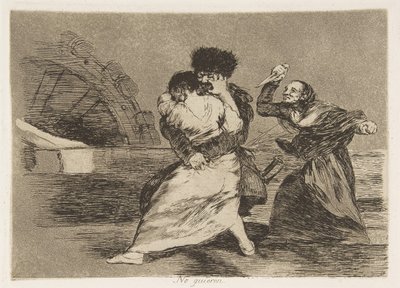 Ilustração 9 dos Desastres da Guerra Los Desastres de la Guerra: They d ..., 1810 publicou 1863. de Francisco de Goya