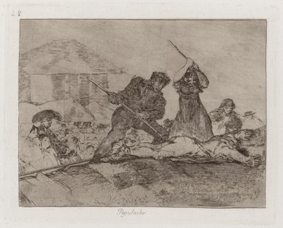 Rabble, Placa 28 de Os Desastres da Guerra de Francisco de Goya