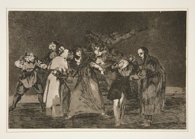 Sanan cuchilladas mas no malas palabras (Wounds Healer Quicker than Hasty Words), pl. 16 da série Los proverbios de Francisco de Goya