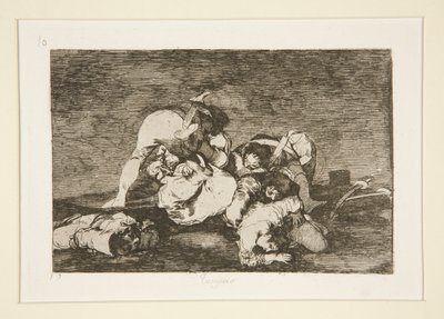 Tampoco (Nor [Do These] Either), pl. 10 da série Los desastres de la guerra (The Disasters of War) de Francisco de Goya