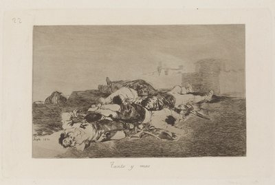 Ambos e mais (ainda pior), Placa 22 de Os Desastres da Guerra de Francisco de Goya