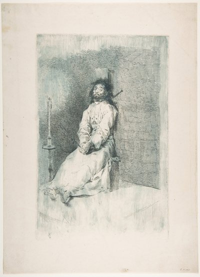 O Homem Garroteado O Homem Garroteado, c. 1778-80. de Francisco de Goya