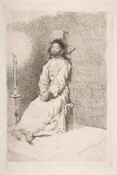 O homem garrotado O homem garrotado, 1778-80. de Francisco de Goya