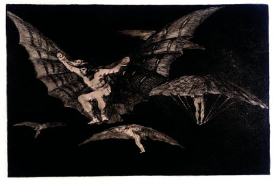 Onde há vontade, há um caminho (uma maneira de voar) de Francisco de Goya