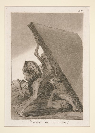 Y aun no se van! (E Ainda Eles Não de Francisco de Goya