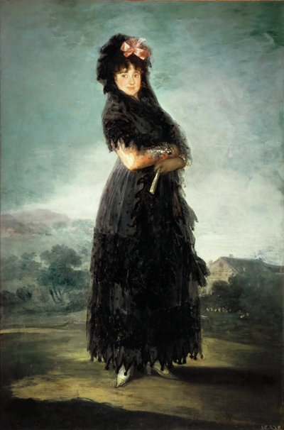 Mariana Waldstein 1763-1808, Nona Marquesa de Santa Cruz, c. 1797-1800. de Francisco Goya de