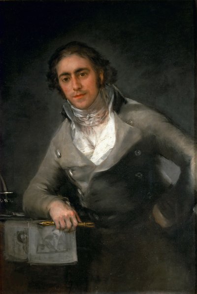 Portrait of a man Evaristo Pérez de Castro, ca 1806. de Francisco Goya de