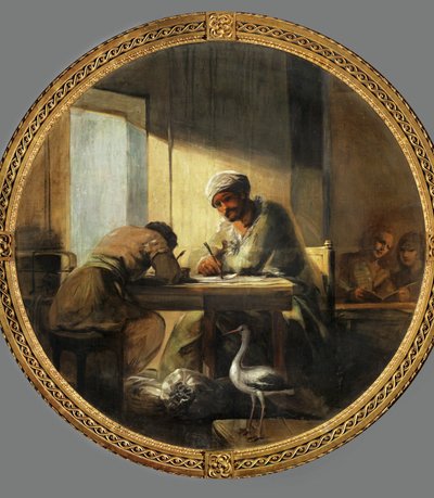 Alegoria do Comércio, pintada para o Palácio do favorito da Rainha, Manuel de Godoy ... (pintura sobre tela) de Francisco Jose de Goya y Lucientes