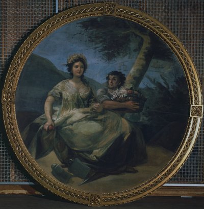 Alegoria da agricultura, c.1805 (tempera sobre tela) de Francisco Jose de Goya y Lucientes