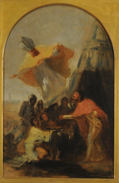 Aparição de Santo Isodoro a São Fernando em frente de Francisco Jose de Goya y Lucientes