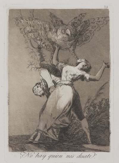 Ninguém pode nos desamarrar (Há ninguém que não desamarre) de Francisco de Goya