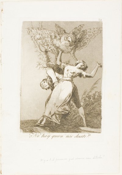 Ninguém nos pode desamarrar, prato 75 de Los Caprichos de Francisco Jose de Goya y Lucientes