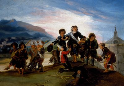 Crianças brincando com soldados de Francisco Jose de Goya y Lucientes
