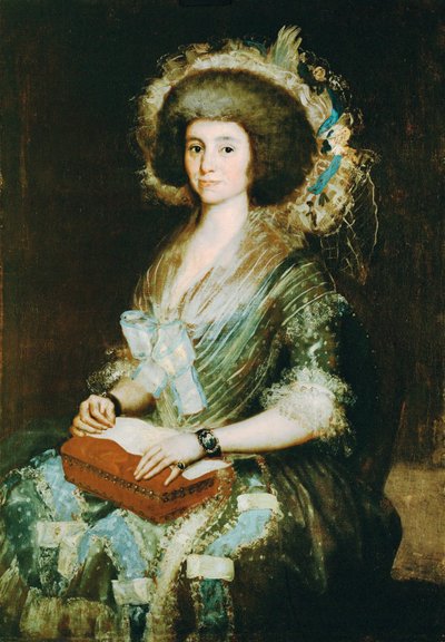 Dona Isabel Lobos de Porcel (oil on canvas) de Francisco Jose de Goya y Lucientes